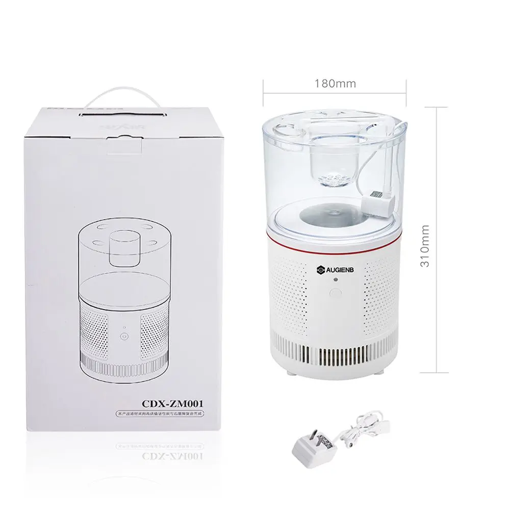 

AUGIENB Air Purifier Air Cleaner with HEPA Filters Night Light Fish Tank For Home Compact Desktop Fresh Purifiers Filtration