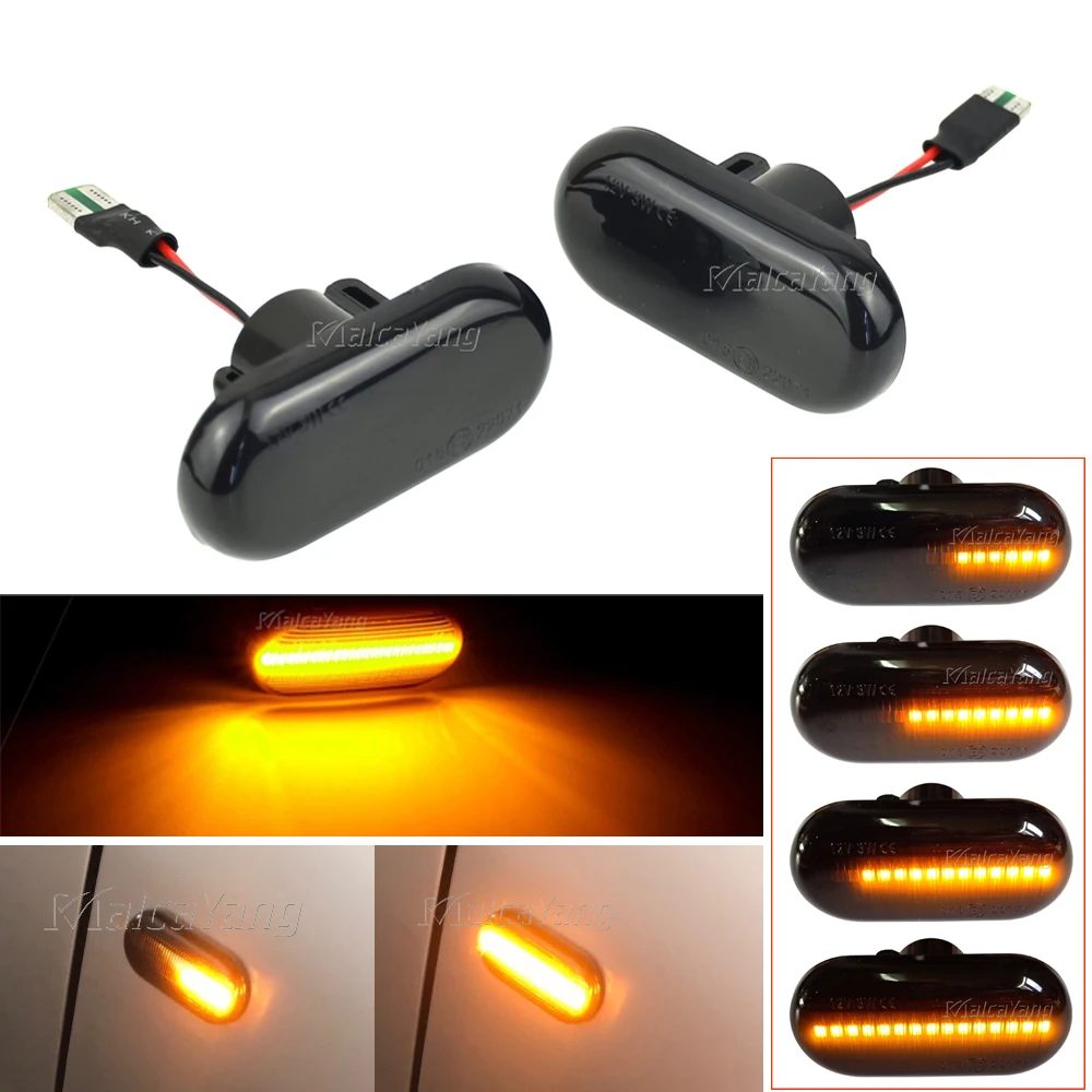 Led Dynamic Turn Signal Lights Side Marker For Renault Megane 1 Clio1 2 KANGOO ESPACE Dacia Duster Dokker Lodgy Smart Fortwo 453 |