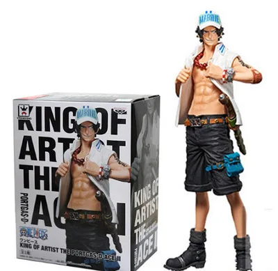 

Аниме One Piece Ace Suit темно-синий 54 поколения View ПВХ Коллекционная Фигурка Модель Кукла игрушка 25 см кукла игрушки