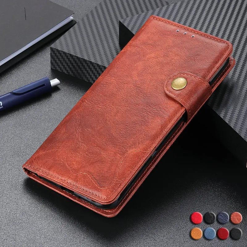 Чехол книжка для Oneplus Nord N100 роскошный кожаный чехол в стиле ретро N10 8 Pro