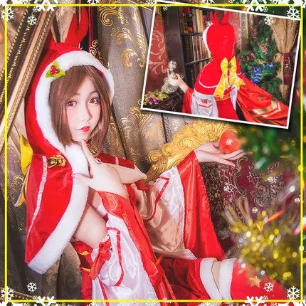 Рождественский высококачественный костюм для косплея аниме Арена доблести: 5v5