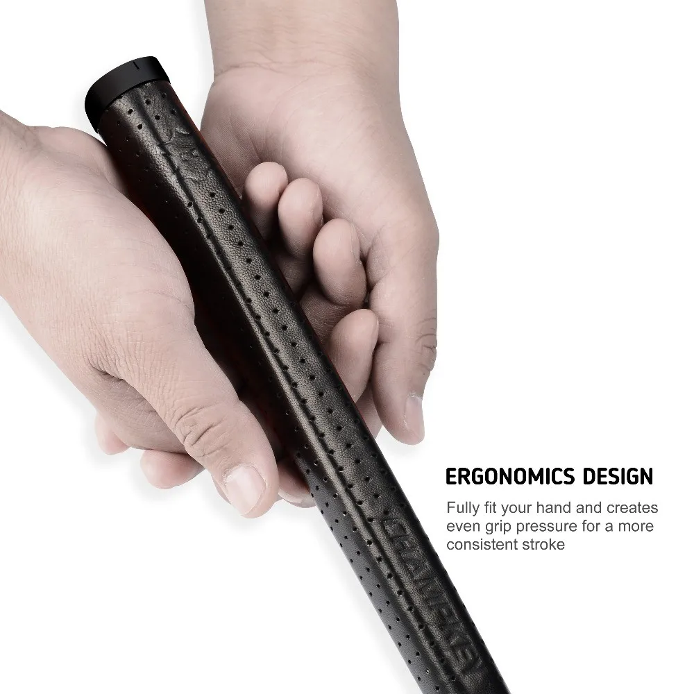 

Soft Grip High Club Putter Golf Sheep Grip Leather Handmade Quality Material With Midsize Pure Comfort Leather Midsize Golf Putt