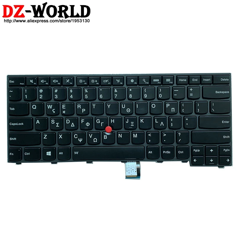 Новая Оригинальная греческая клавиатура с подсветкой GR для ноутбука Lenovo Thinkpad T440