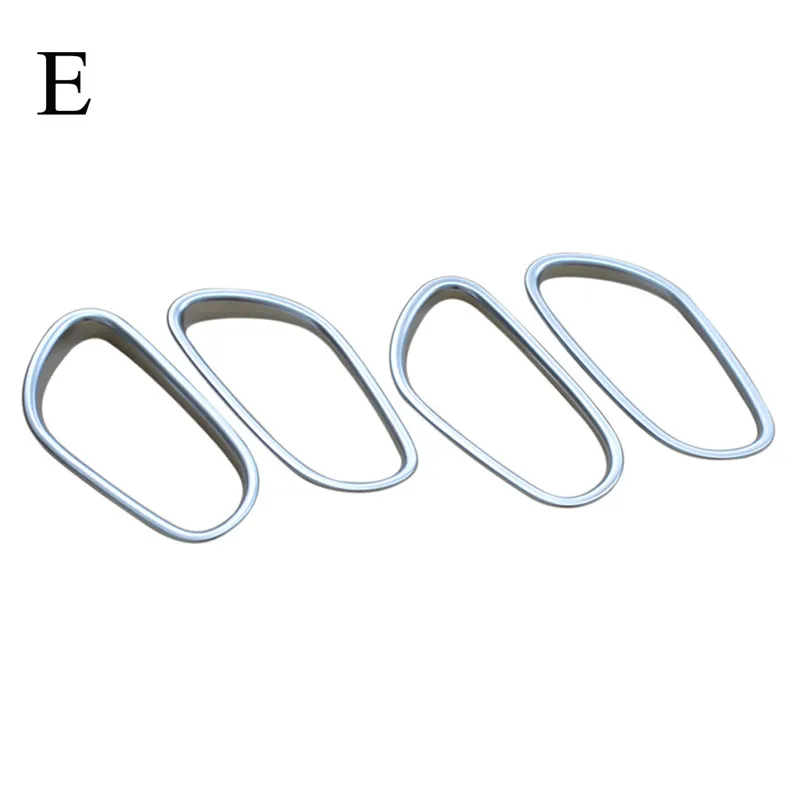 E (DoorHandle cover) Хромированные аксессуары держатель стакана воды дверные ручки, устанавливаемое на вентиляционное отверстие в салоне автомобиля крышка отделка Подходит для Nissan Qashqai J11 - Цвет: E (DoorHandle cover)