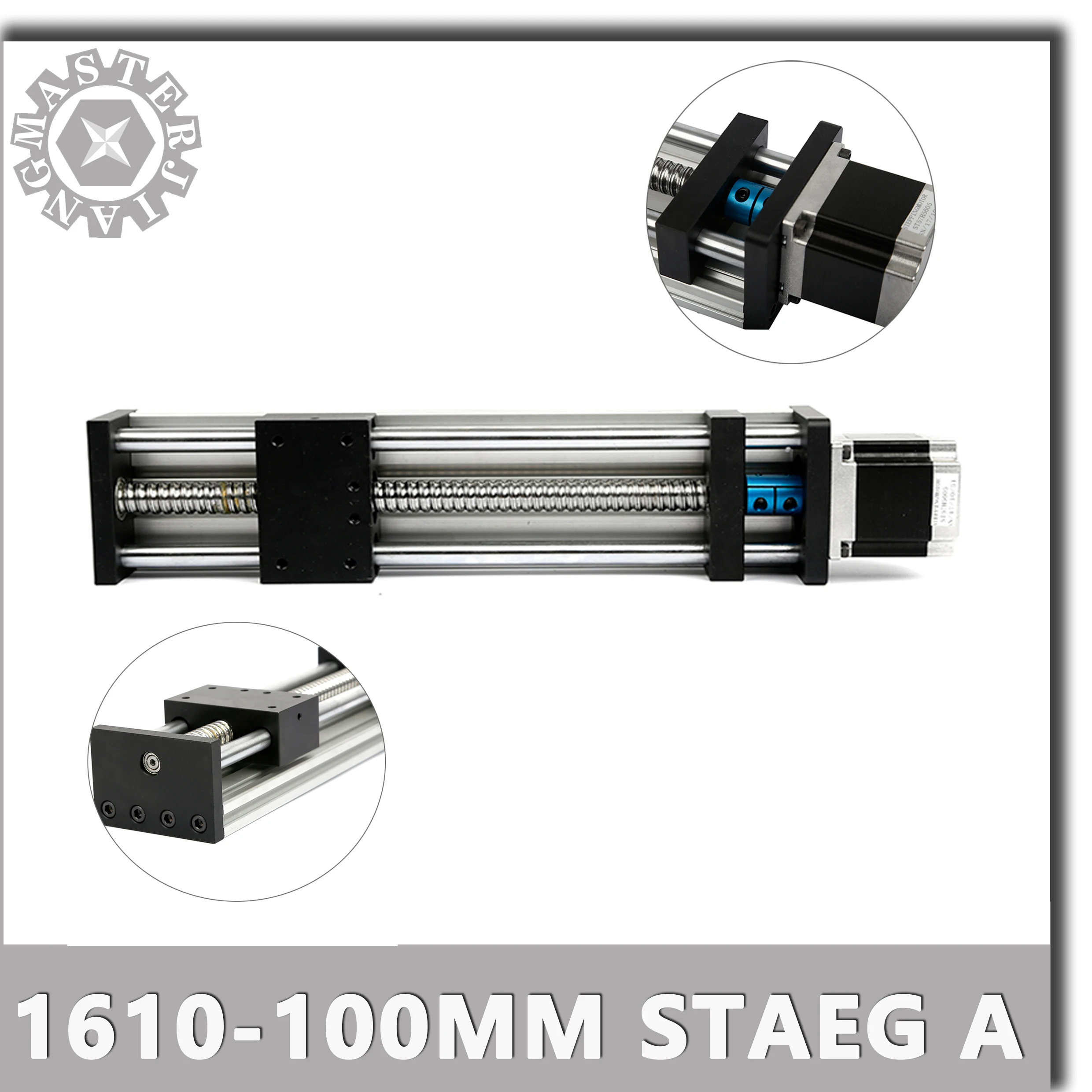 Вариант A SFU1610 100mm линейные направляющие линейный привод модуль системы
