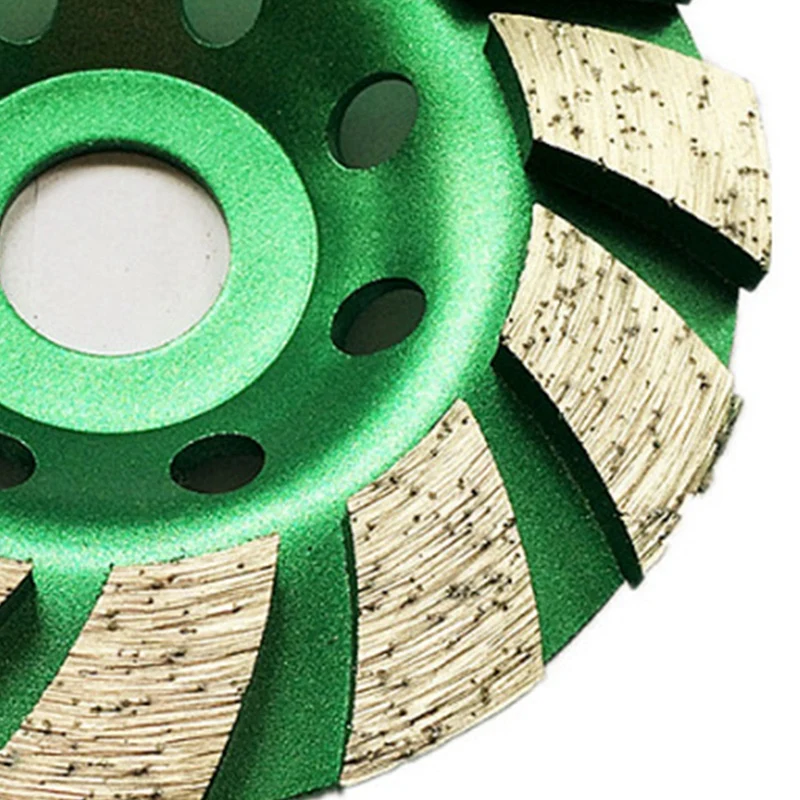 

1Pcs 100mm Green Diamond Sanding Disc Grinding Wheel Cup Sanding Disc for Stone Concrete Ceramic Polishing Grinding Tool