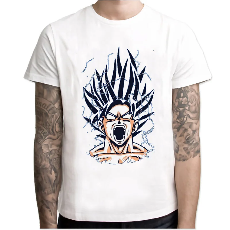 Новые футболки Жемчуг дракона Футболки Супер Саян Фигурки из игры Dragon Ball Dbz (сын