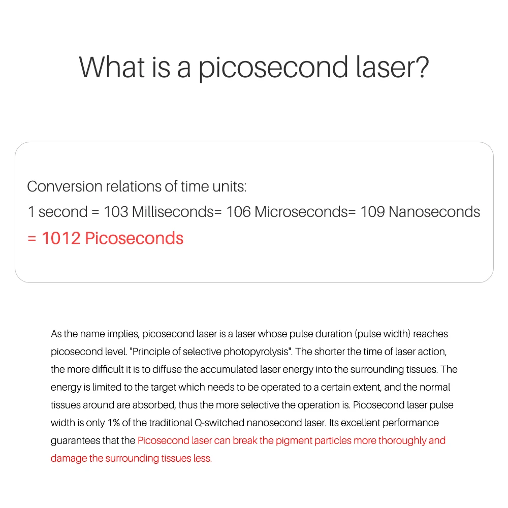 Picosecond лазерная ручка светотерапия тату шрам моль веснушки удаление Темный инструмент для удаления пятен кожи ухаживающее косметологическое оборудование