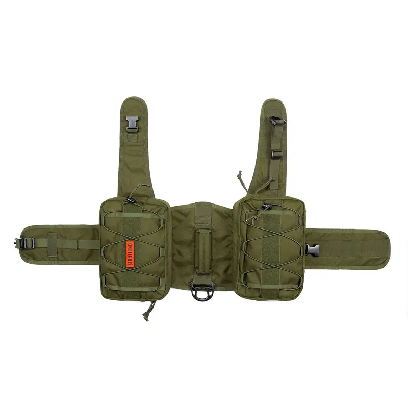 RG M OneTigris, тактическая сумка для собак, 6л, с петлей, панелями, седельная сумка, рюкзак для собак, рюкзак для средних и больших собак, для путешествий, кемпинга, пеших прогулок - Цвет: RG M