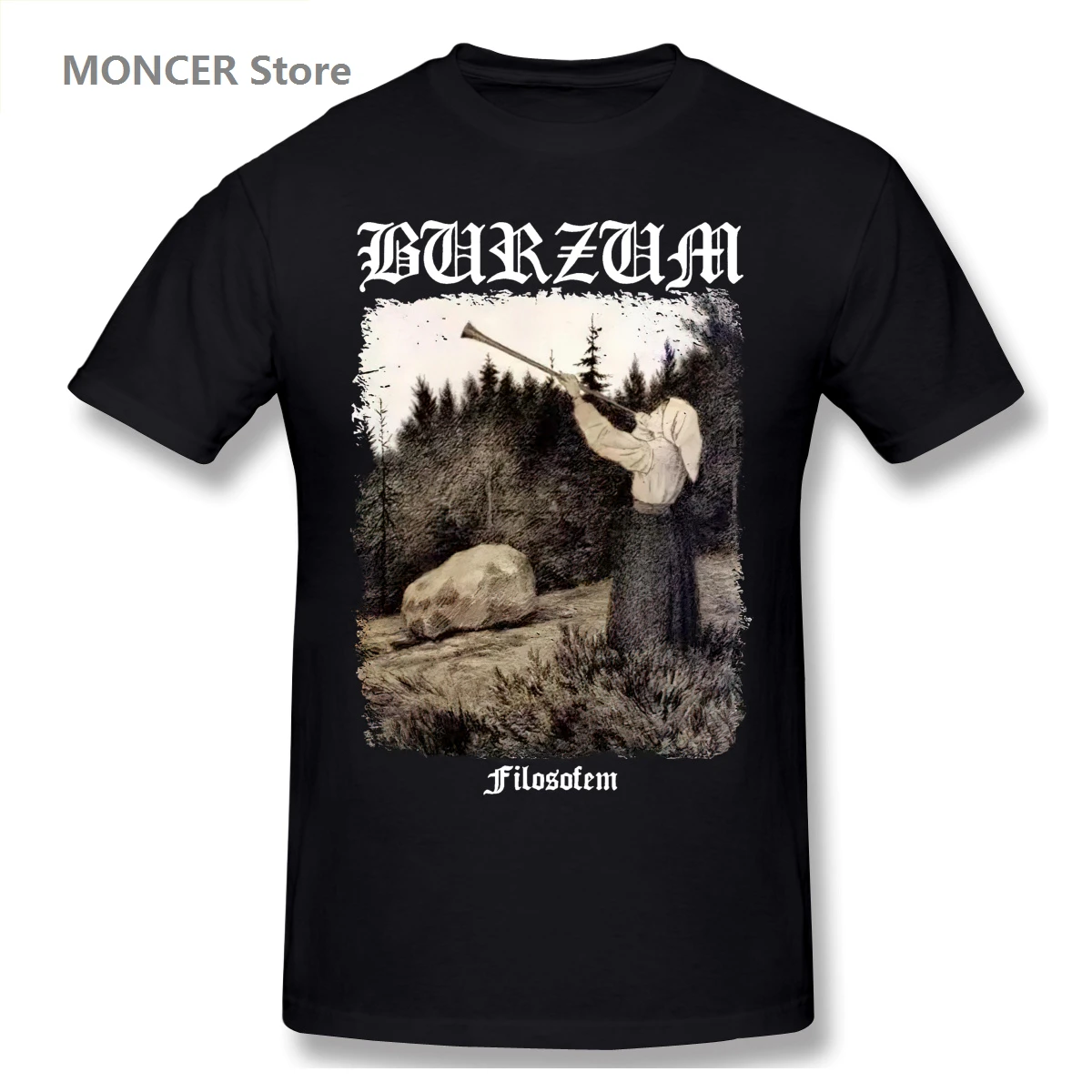 

Burzum Filosofem Cover Ver2 T Shirt Men/WoMen T-shirt Short Sleeve Graphics Tshirt Brands Tee Tops