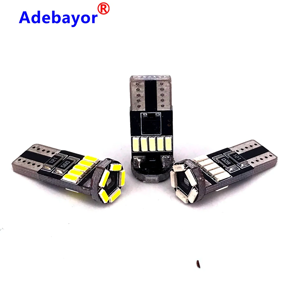 14 шт. T10 W5W 194 4014 SMD СВЕТОДИОДНЫЙ Canbus 15 светодиодный лампы без ошибок автомобильный