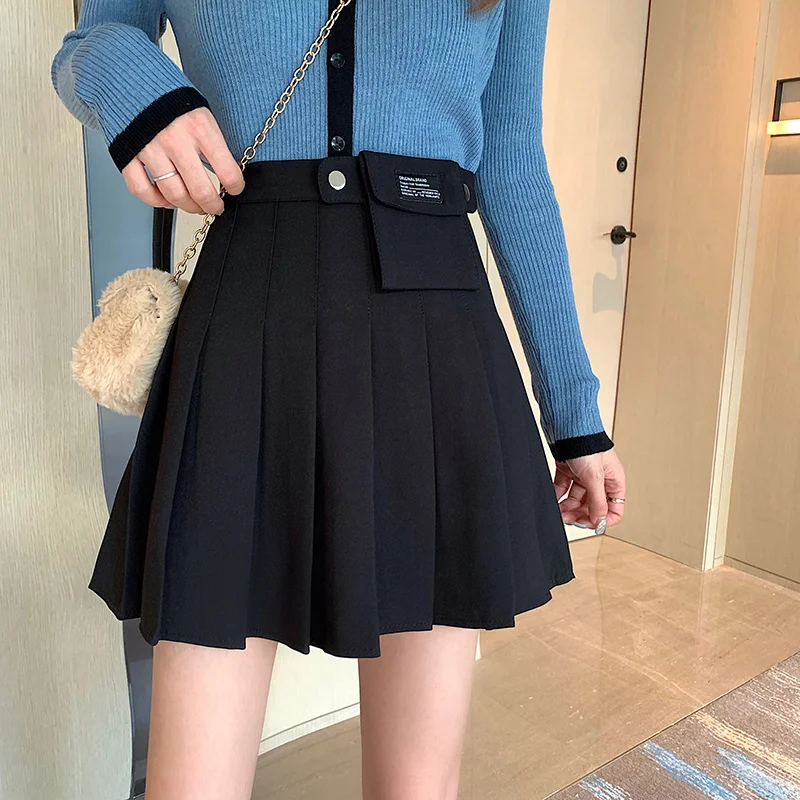 

Pleated High Waist A- SkirtNuyoah