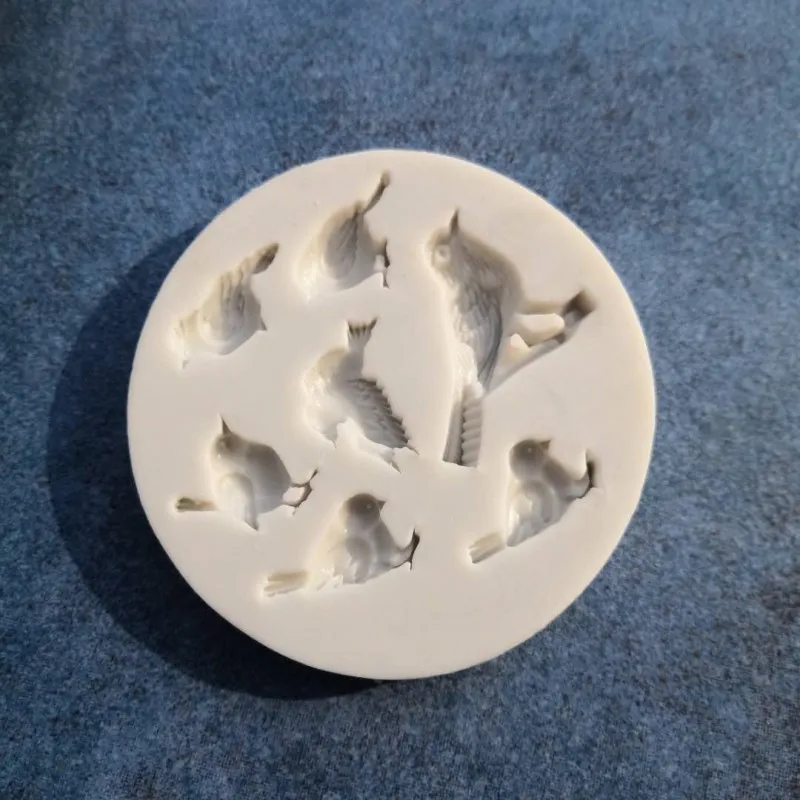 

DIY baking bird sparrow flying bird shape baking mold liquid silicone mold fondant cake decoration mold