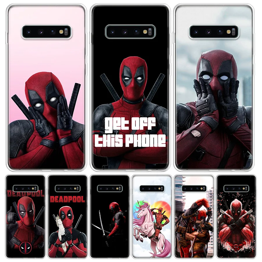 Забавный чехол для телефона Deadpool Dead Pool для samsung Galaxy S10+ Lite Note 10 9 8 S9 S8 J4 J6 J8 Plus S7 S6