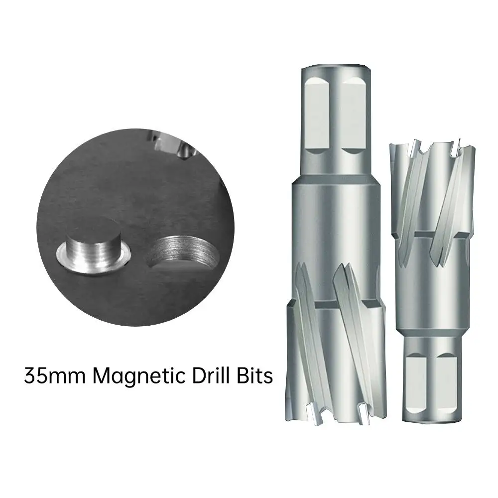 

35mm TCT Annular Cutter Magnetic Drill Bits 12-30mm Hole Saw for iron Hollow Core Drill Stainless Steel