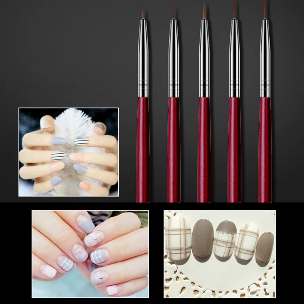 

15 Pcs/set Nail Brush Set Plastic Handle Gel Polish Painting Drawing Acrylic Gel Nail Brushes For Nails Art Manicure Tools
