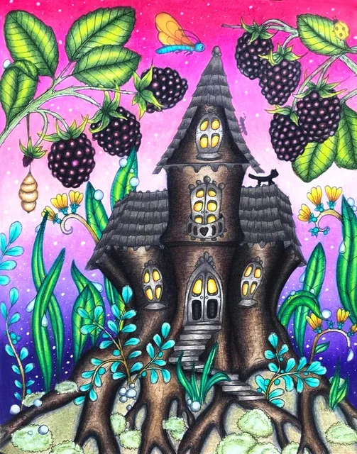 

Diamond Painting Mushroom House Cartoon Square Diamond Round Diamond Decoration Customizable Wall Art Decoration Frameless