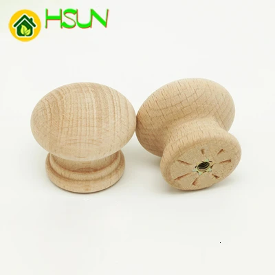 

Beech Raw Wood Handle 32mm Radio Button Woodiness Wooden Hand A Hook Drawer Cupboard Small Handle Knob