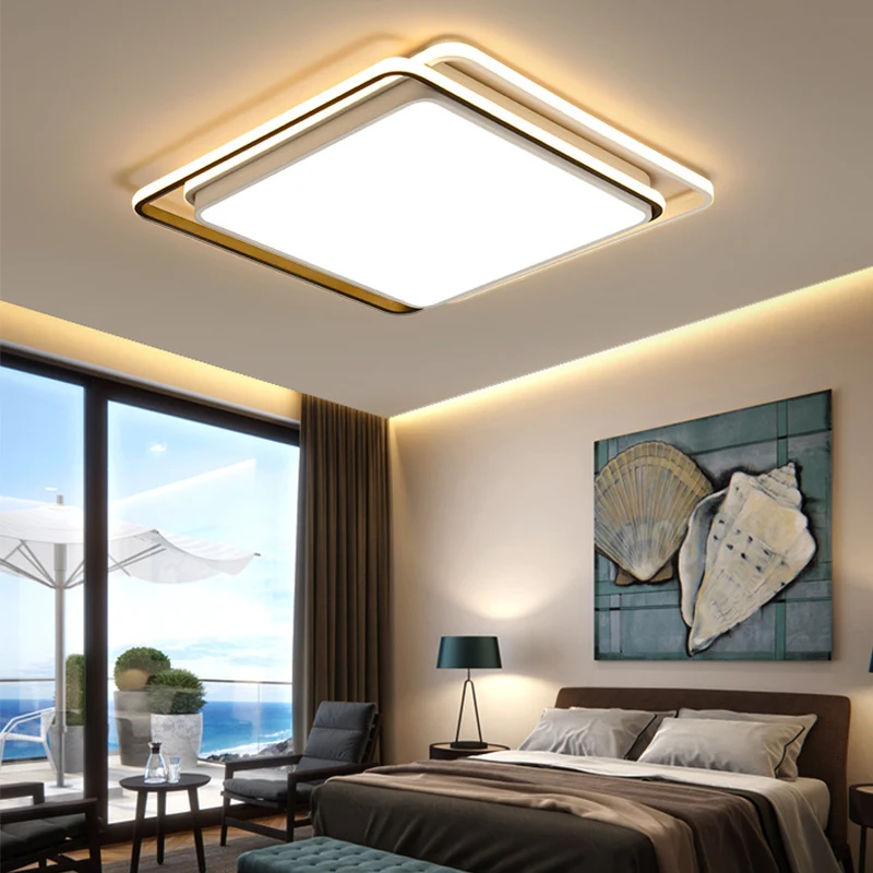 AC85 265V квадратный современный минималистский затемнения светодиодные