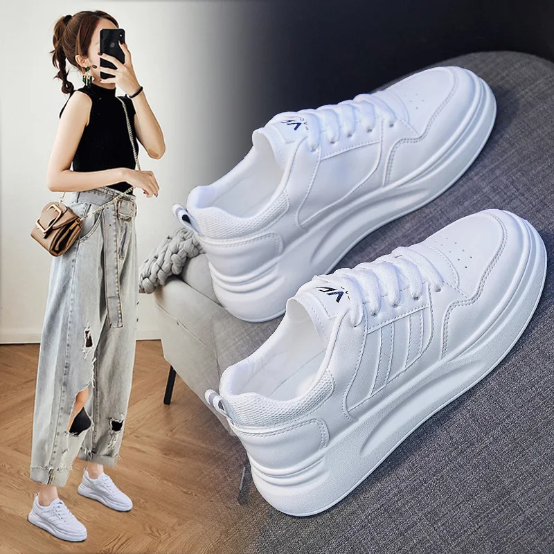 

Fashion Korean shoes 2022 spring and autumn new wild student running shoes breathable shoes