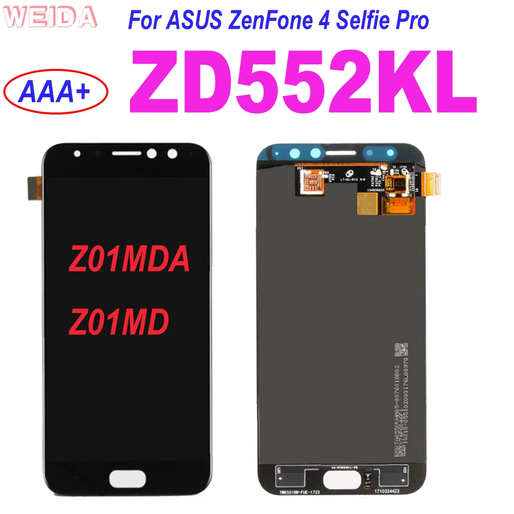 

AAA+ 5.5" For ASUS ZenFone 4 Selfie Pro ZD552KL LCD Display Touch Screen Digitizer Assembly For ASUS ZD552KL Z01MDA Z01MD LCD