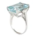 Роскошное очаровательное кольцо с большим квадратным синим камнем, очаровательное золотое925 цветов, кубический цирконий, свадебные украшения, кольца для женщин