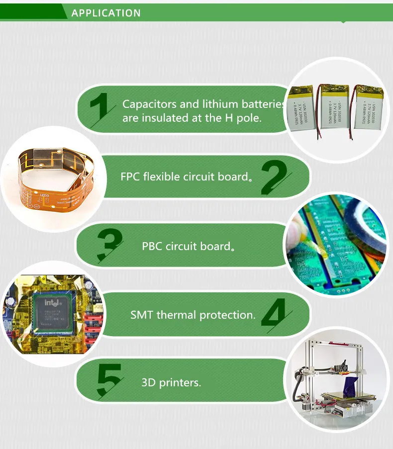 Высокотемпературная теплоизоляционная лента та BGA защитная из полиимида клейкая