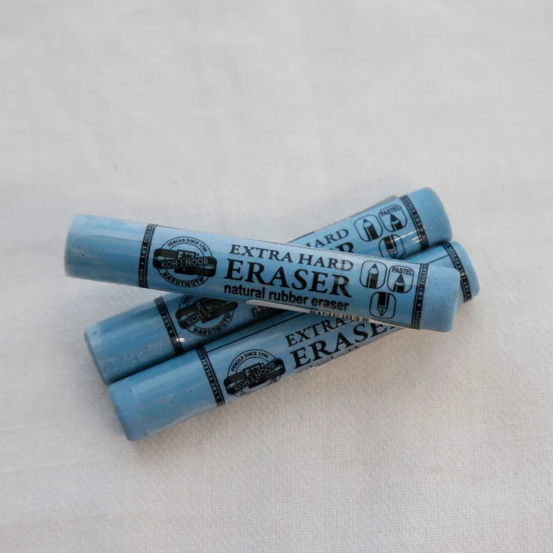 

Czech KOH-I-NOOR Multifunctional Blue Cylindrical Rubber Pen Pencil Graphite Charcoal Eraser