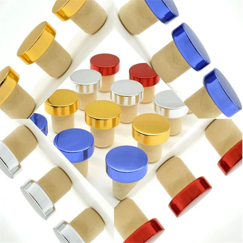 

3pcs T-shape Wine Stopper Leak free Red Wine Cork Bottle Plug Bar Tool Sealing Cap Corks For Beer Barware Tools Bottle Stopper