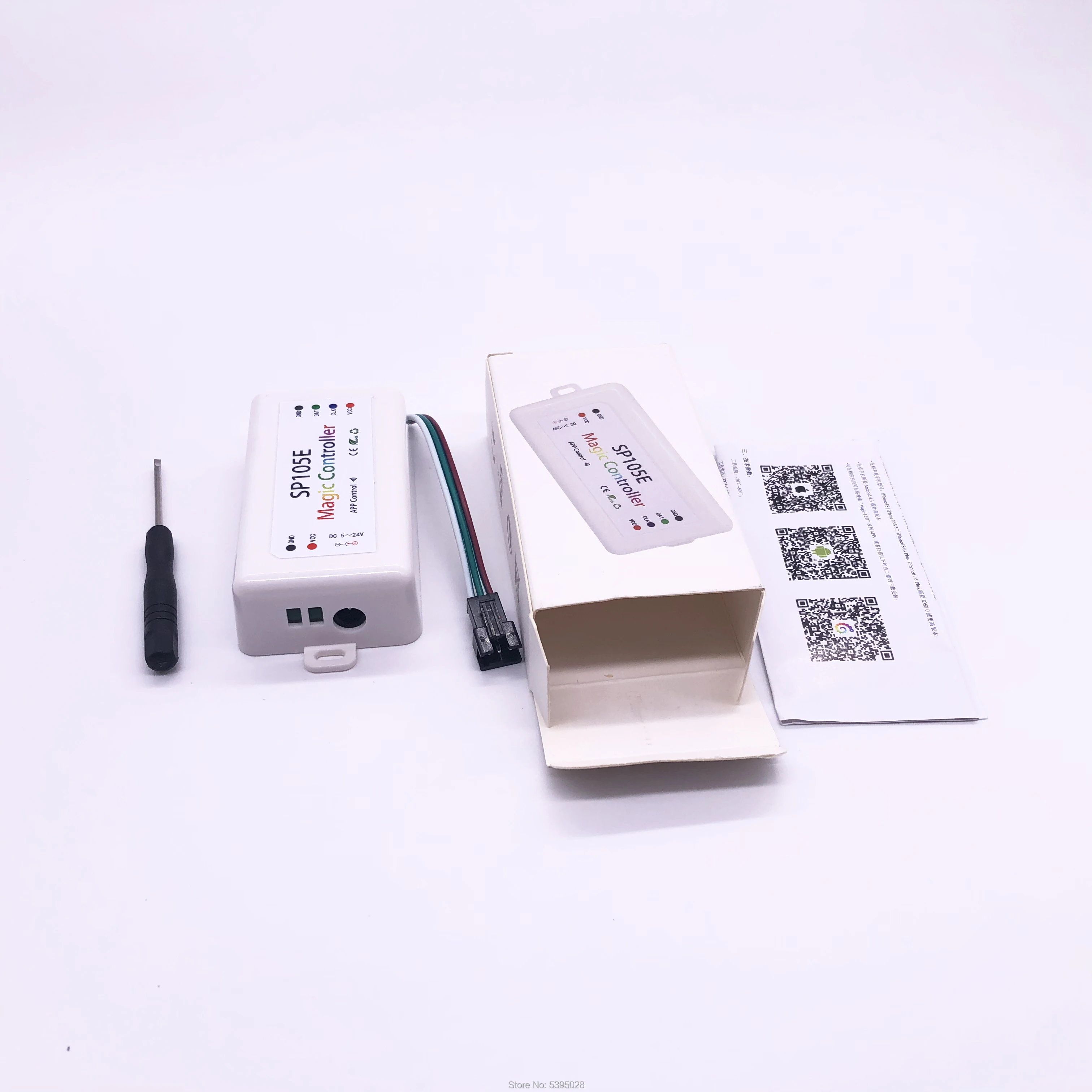Bluetooth Контроллер APP RGB SP105E широко используется в WS2812BWS2811SK6812 DMX512 Светодиодная лента