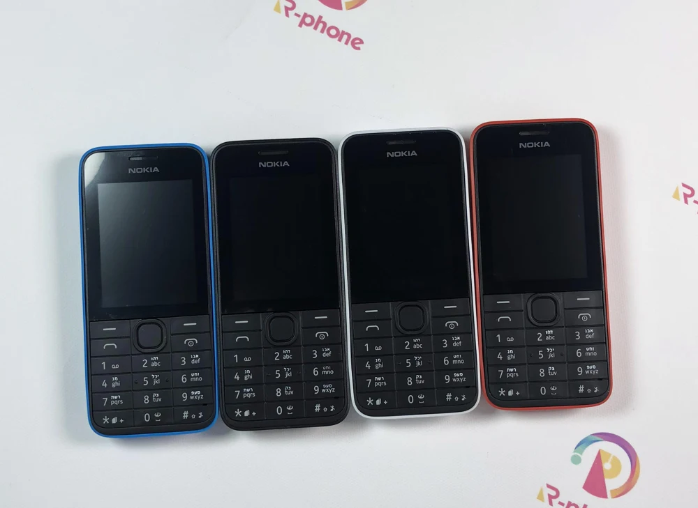 NOKIA 208 отремонтированный мобильный телефон с одной sim картой две карты GSM