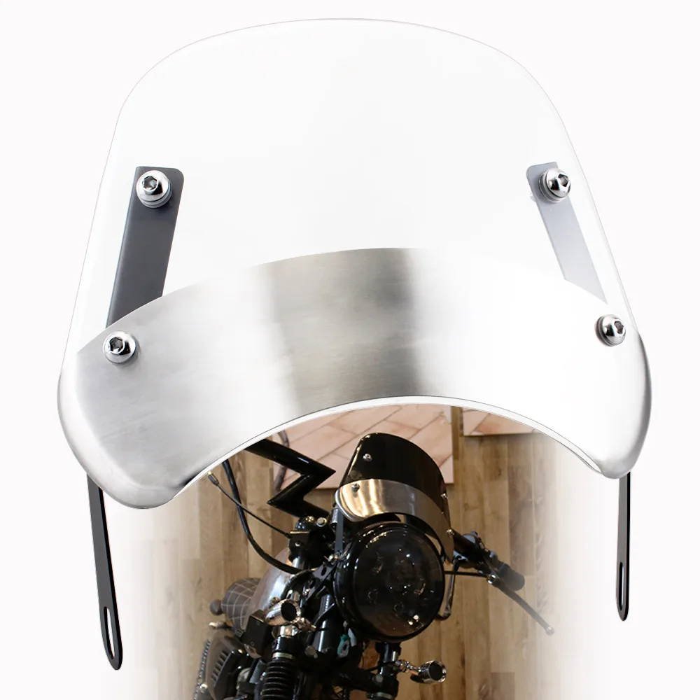 Универсальный прозрачный лобовое стекло 5 7 дюймов винтажные круглые фары