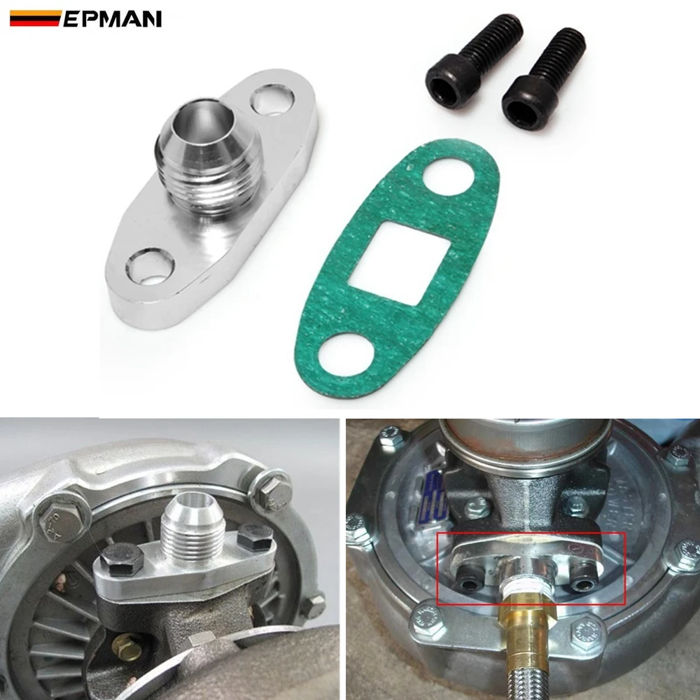 

Billet Turbo Oil Drain Return Flange 10AN Garrett GT28 GT30 GT35 M8 Hole EP-TF008