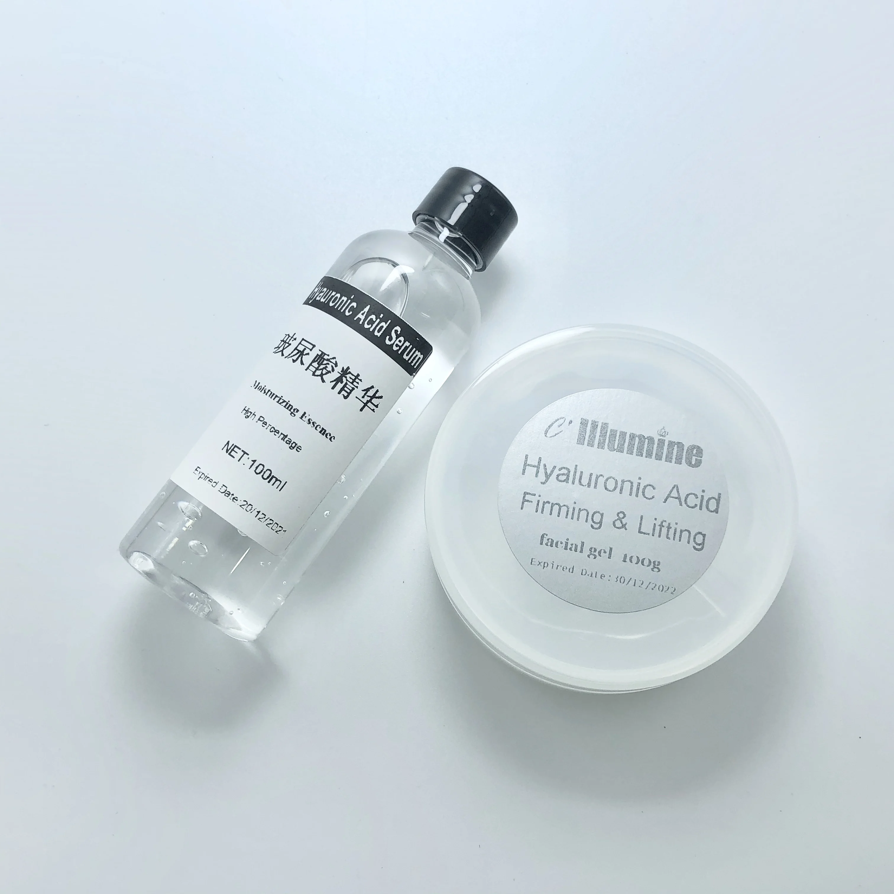 Hyaluronic Acid Serum High Percentage 100ml+ 100g Hyaluronic Acid Face Gel Firming Lifting Anti-Wrinkle