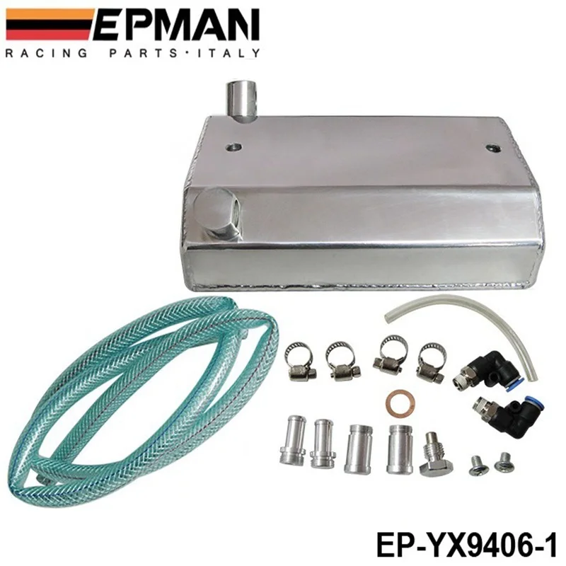 

Alloy Aluminium 1L Oil Weilding Catch Can Square Tank Polished EP-YX9406-1