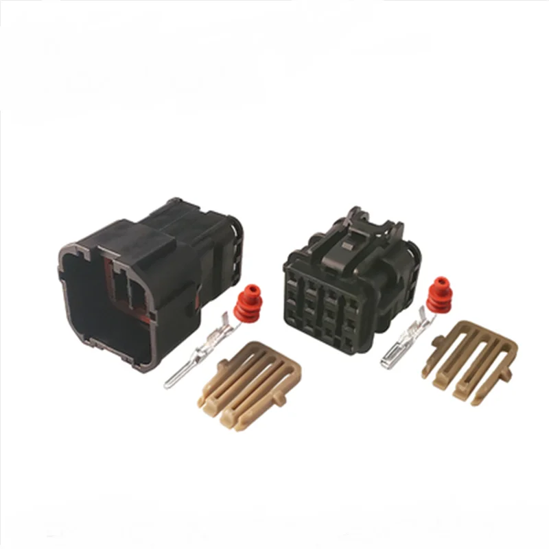 100 комплектов 12-контактный автомобильный педаль акселератора для экскаватора, соединитель жгута двигателя, женский и мужской водонепроницаемый штекер MG640348