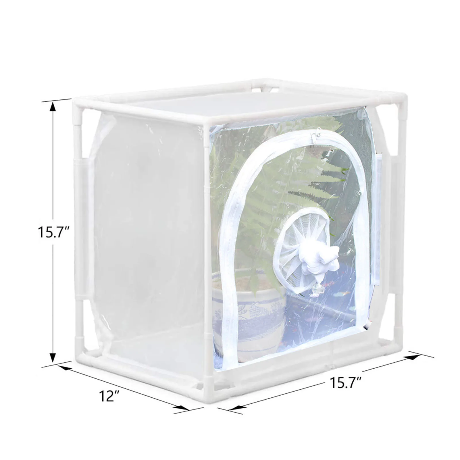 

Mini Plant Greenhouse PVC Multifunctional Gardening Plants Pot Cover Flower Insulation Shed Insect-proof Tent Indoor And Outdoor