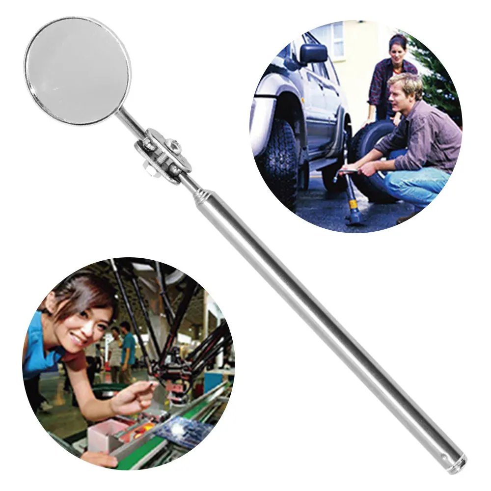 

Automotive Maintenance Inspection Mirror Universal Sturdy Folding Telescopic Reflector Size Welding Chassis Inspection Mirror
