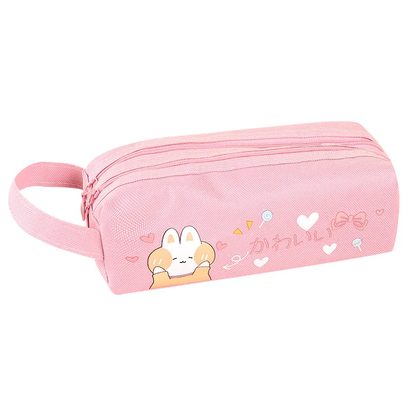 

1 PC Large Capacity Fabric Pencil Cases Bags Pouch Creative Pen Box Case School Office Stationary Supplies