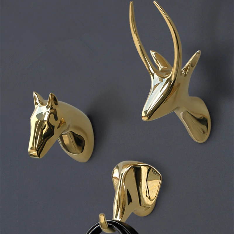 Декоративные крючки из цинкового сплава черный/белый крючок для ванной комнаты