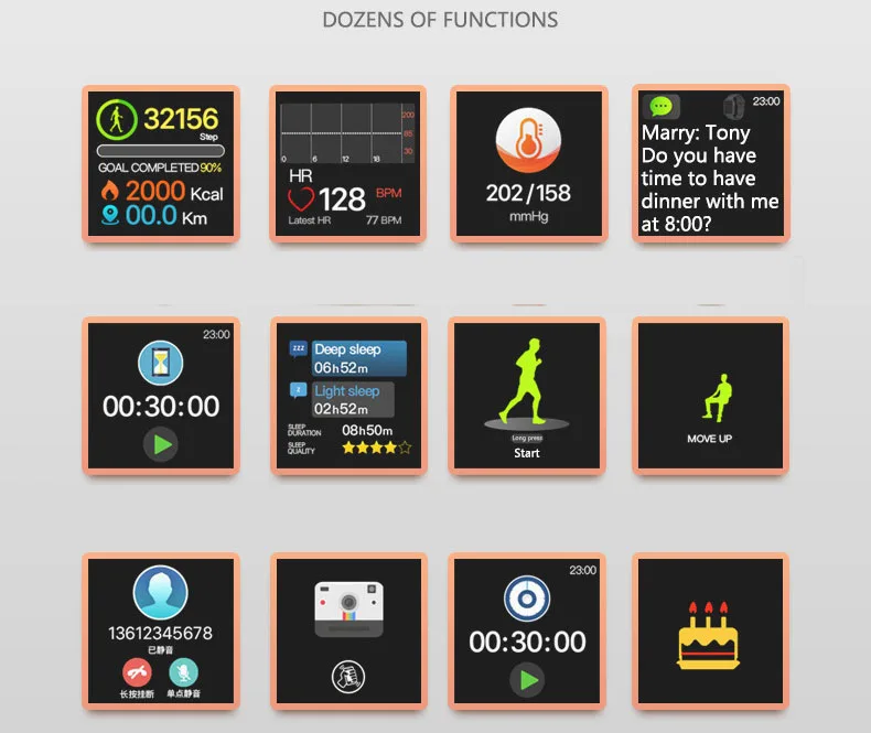 Смарт-часы с Bluetooth пульсометром и тонометром | Электроника