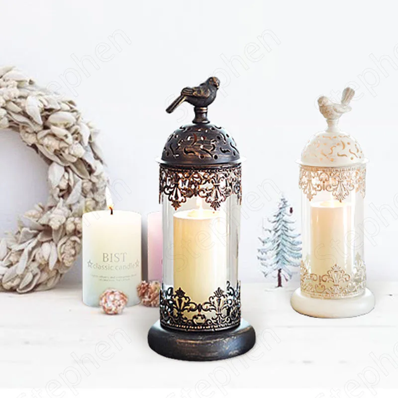 S Classical Bird Decorative Candelabra Center Table Living Room Wedding Table Decoration