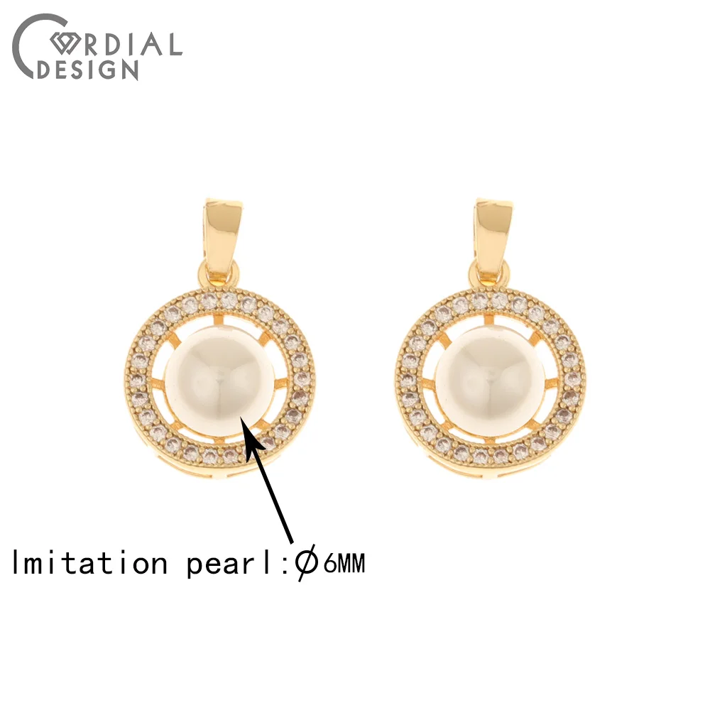 

Cordial Design 20Pcs 14*16MM Jewelry Accessories/CZ Charms/Blank Base/Genuine Gold Plating/Pendant For Necklace/Earring Findings