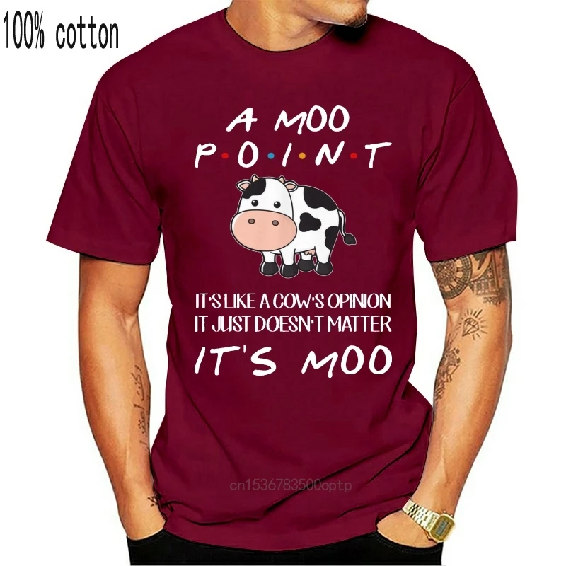 Мужская футболка # Friends-A Moo Point 