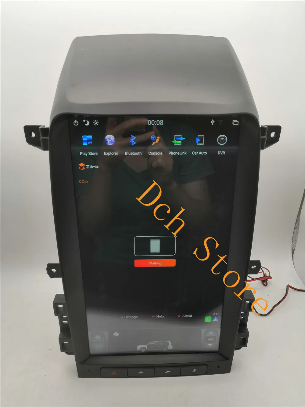13,6 дюймов вертикальный Большой экран Tesla стиль Android 8,1 PX6 CARPLAY автомобильный DVD gps навигатор плеер для Chevrolet captiva 2008-2012 ips