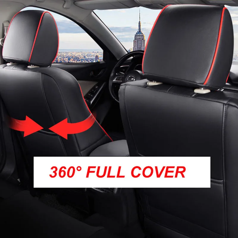 Кожаный чехол на автомобильное сиденье для subaru forester 2009 2014 impreza 2008 legacy 2007 xv 2018