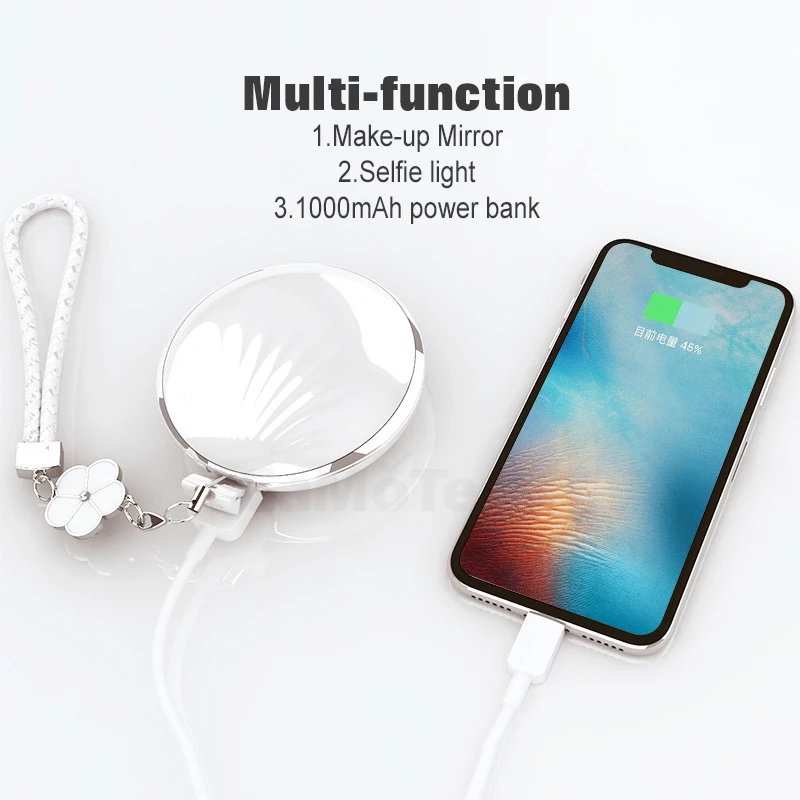 Новый модный портативный светодиодный светильник для селфи 3 уровня лампа