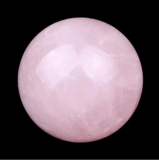 +++---515+++ 30MM Natural Tumbled Rose Quartz Carved Crystal Sphere Ball Healing | Дом и сад