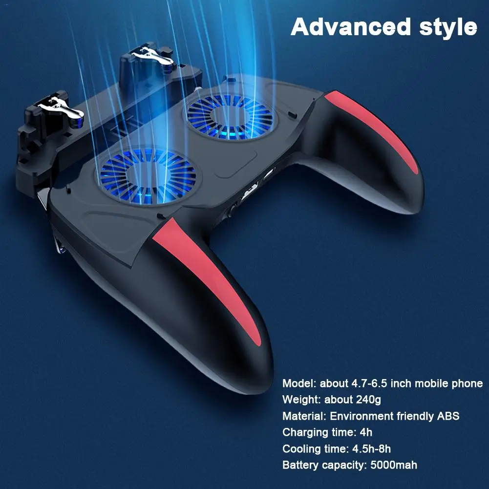 Игровая Подставка-кулер мобильный телефон охлаждающий вентилятор контроллер