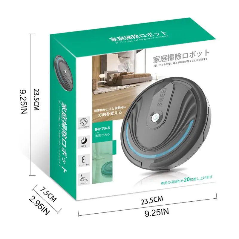 

1Set Household Intelligent Robot Vacuum Cleaner Sweeping Mopping Robotic Cleaning Machine for Home Room Use